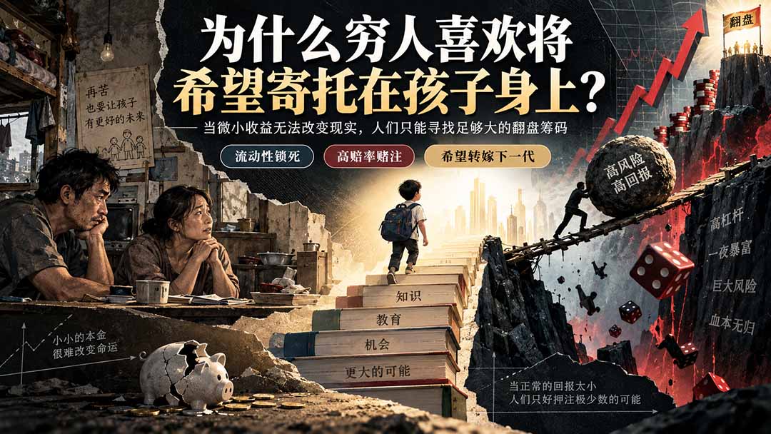 (20318期)社群精品文章:为什么穷人喜欢将希望寄托在孩子身上?-翌晨科技网