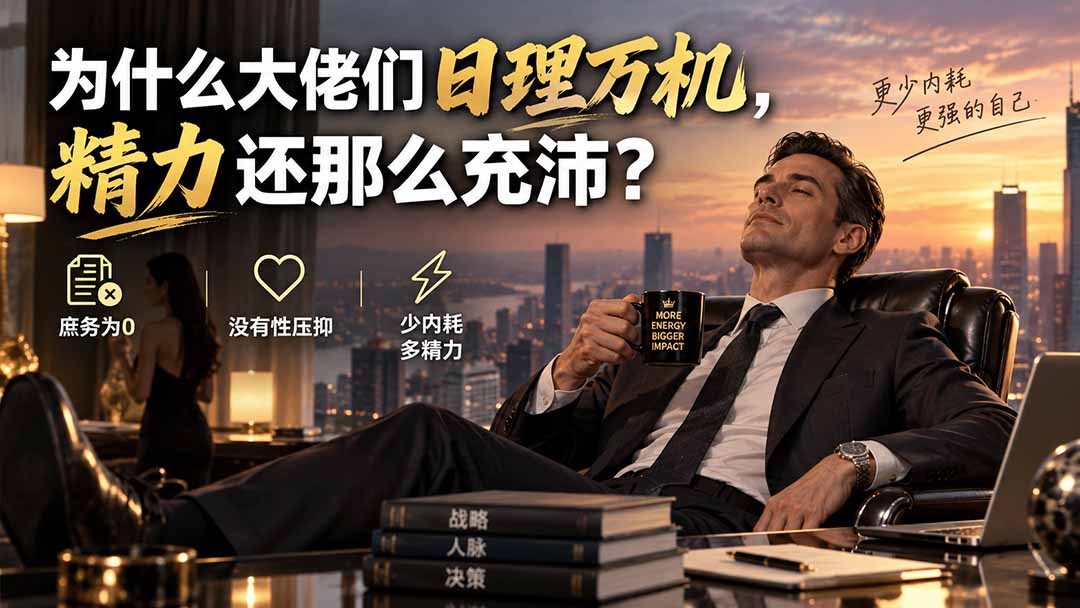 （20244期）付费文章：为什么大佬们日理万机，精力还那么充沛？-翌晨科技网