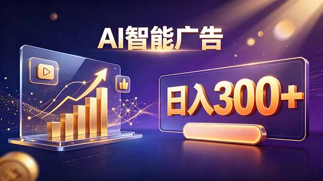 (20233期)不露脸、不直播,AI 智能广告日入 300 + 是怎么做到的?-翌晨科技网