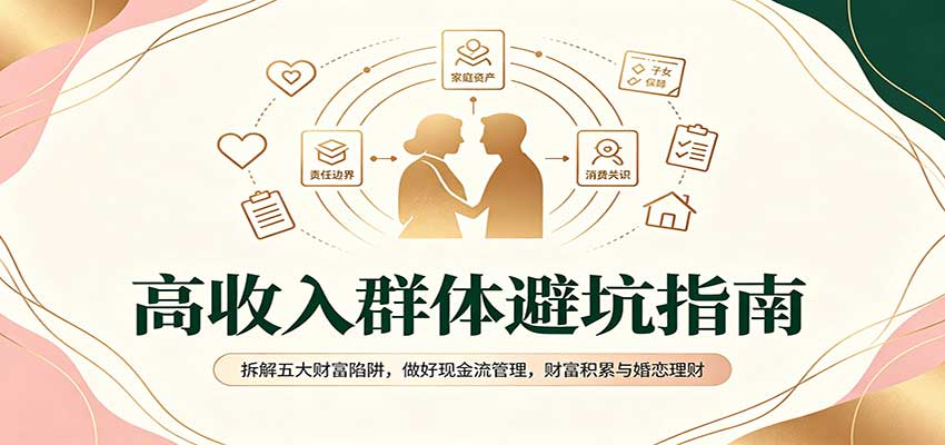 高收入群体避坑指南：拆解五大财富陷阱，做好现金流管理，财富积累与婚恋理财-翌晨科技网