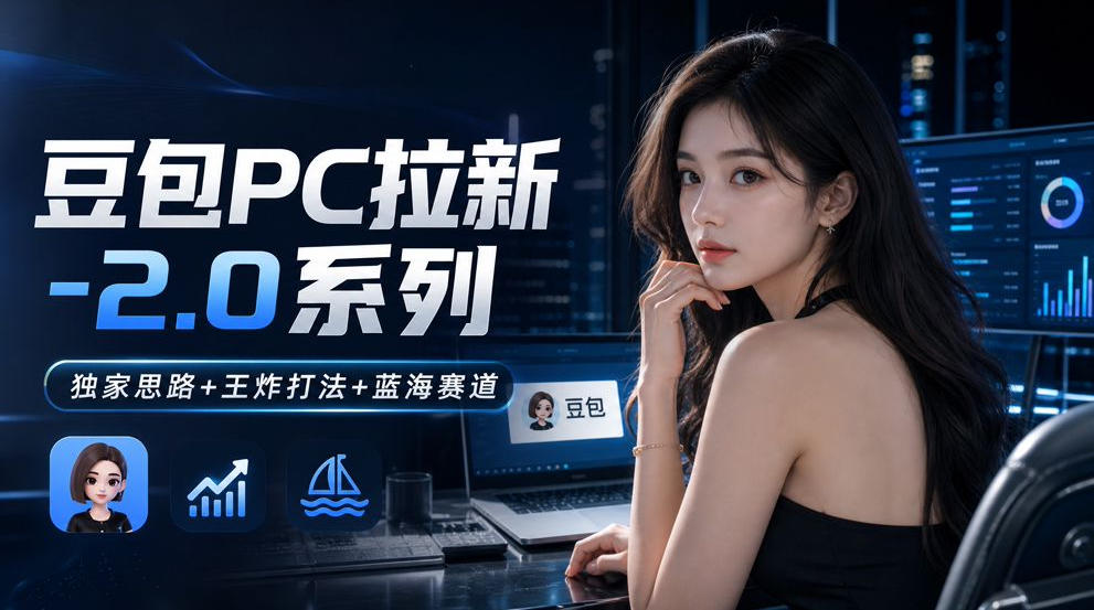 豆包PC拉新2.0系列-独家思路+王炸打法+蓝海赛道-翌晨科技网