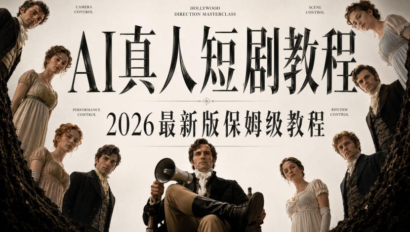 AI真人短剧制作全流程，AI视频大佬专为零基础研制的AI短剧教程，保姆级教程，新手一学就会！-翌晨科技网