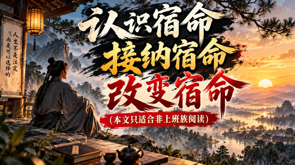 某公众号付费文章：认识宿命，接纳宿命，改变宿命（本文只适合非上班族阅读）-翌晨科技网