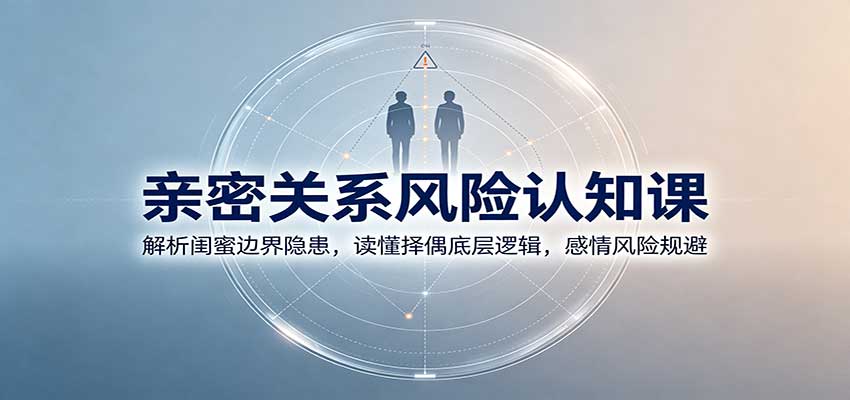 亲密关系风险认知课：解析闺蜜边界隐患，读懂择偶底层逻辑，感情风险规避-翌晨科技网