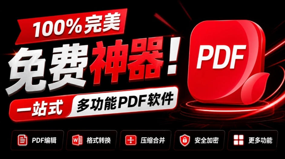 100%完美免费神器！一站式多功能PDF软件，支持PDF格式转换压缩编辑等，简约无广告，太Nice了JOPDF-翌晨科技网