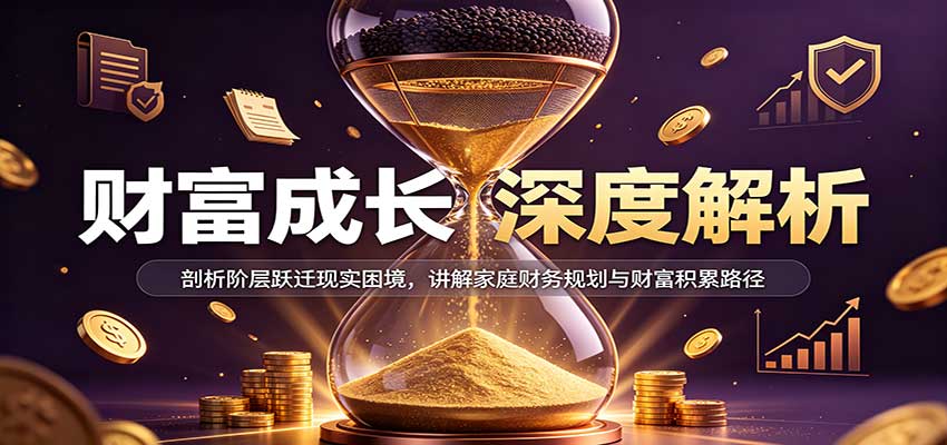 财富成长深度解析：剖析阶层跃迁现实困境，讲解家庭财务规划与财富积累路径-翌晨科技网