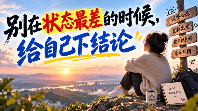某公众号付费文章：别在状态最差的时候，给自己下结论-翌晨科技网