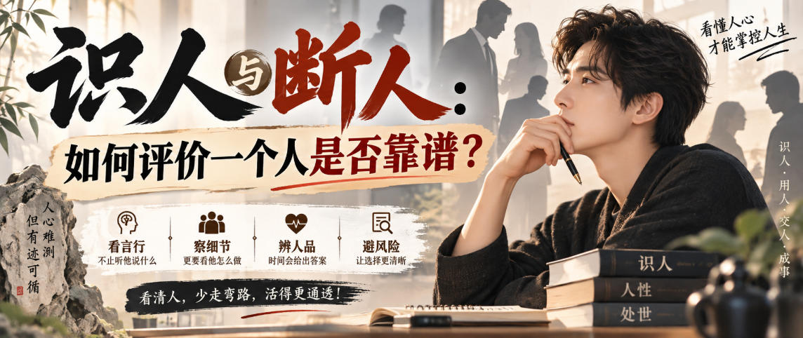 付费文章：识人与断人：如何评价一个人是否靠谱？-翌晨科技网