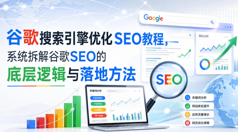 小白新君SEO·谷歌搜索引擎优化SEO教程，系统拆解谷歌SEO的底层逻辑与落地方法（部分更新2026）-翌晨科技网