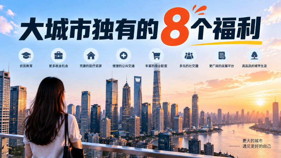 某公众号付费文章：大城市独有的8个福利-翌晨科技网