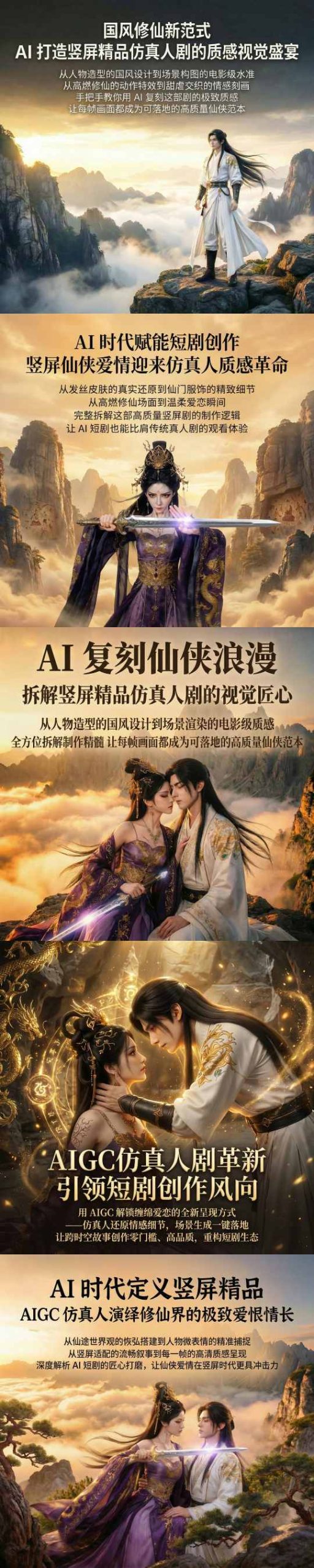 图片[2]-AIGC仿真人《合欢宗》短剧教学，用AIGC解锁缠绵爱恋的全新呈现方式，让跨时空故事创作零门槛、高品质，重构短剧生态-翌晨科技网