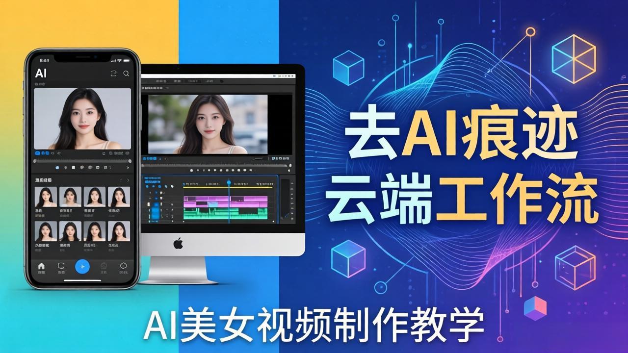 （17928期）AI美女视频制作教学：去AI痕迹，云端工作流出图，手机电脑均可，不需要配置-翌晨科技网