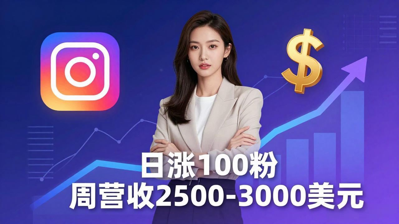 （18299期）想做数字产品？Sheri亲授：日涨100粉、每周2500至3000美元的营收，Instagram躺着赚-翌晨科技网