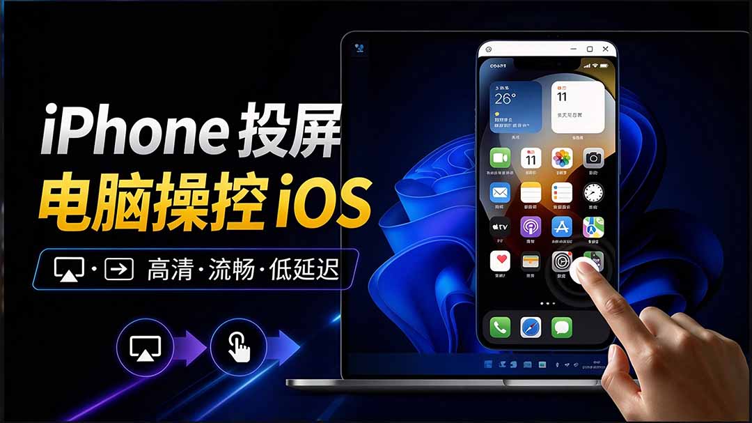 （21270期）iPhone 投屏到 Windows 电脑，还支持操控IOS系统，多台设备能同时上屏，有点意思 iPhoneMirror-翌晨科技网