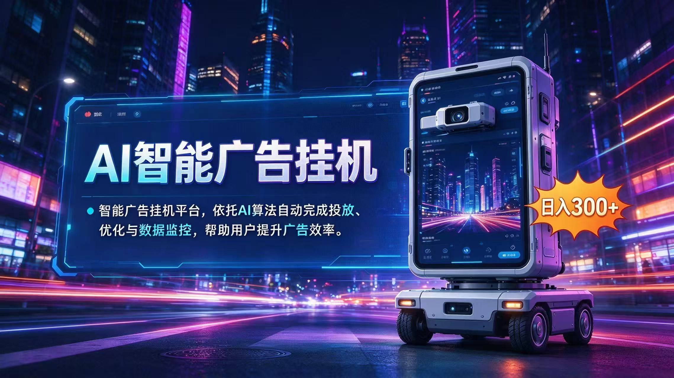 （20936期）AI 智能广告挂机｜AI 自动运行，轻松托管广告任务-翌晨科技网