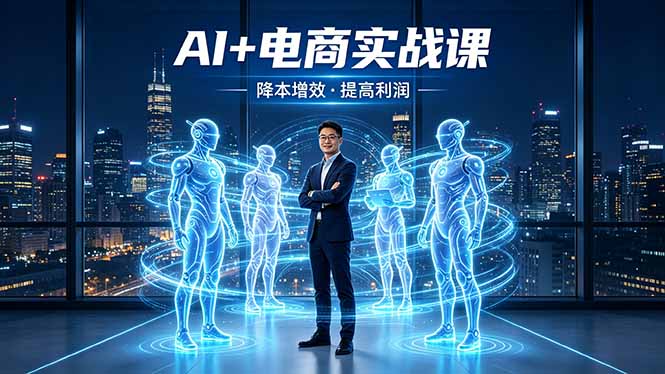 （18328期）AI+电商实战课，1人+N个AI 智能体，把SOP变AI员工，实现降本增效提高利润-翌晨科技网