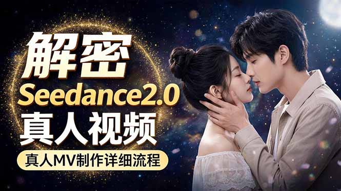 (18289期)Seedance 2.0电影级真人 MV全流程拆解:提示词、运镜、粒子特效,手把手实操-翌晨科技网