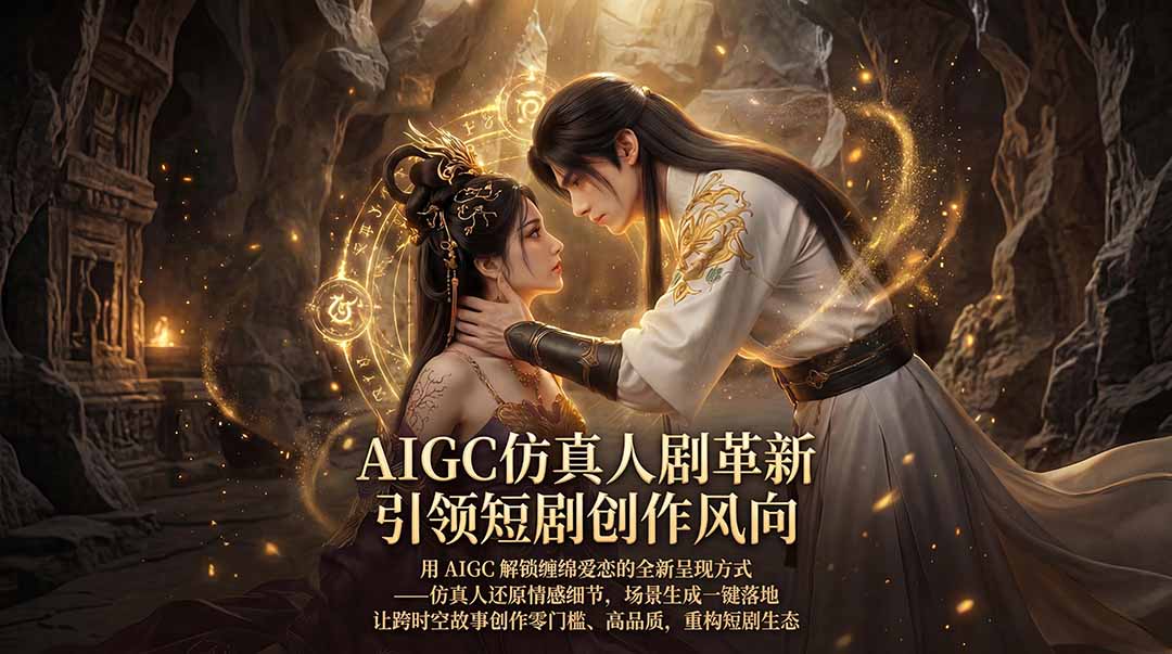 (18199期)AIGC 仿真人短剧创作革新,解锁仙侠爱恋全新呈现,一键出高质场景,零门槛打造爆款剧集-翌晨科技网