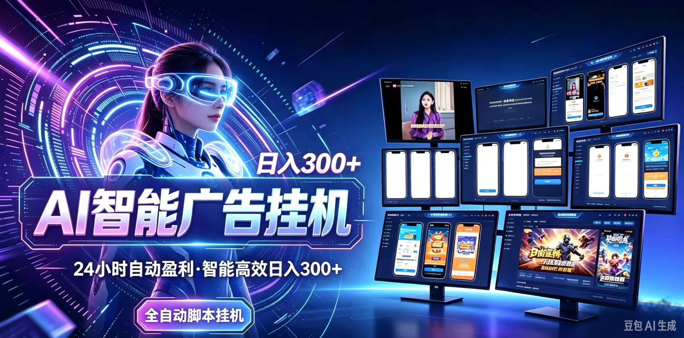 （21068期）24小时AI广告挂机｜在家就能做的被动副业-翌晨科技网