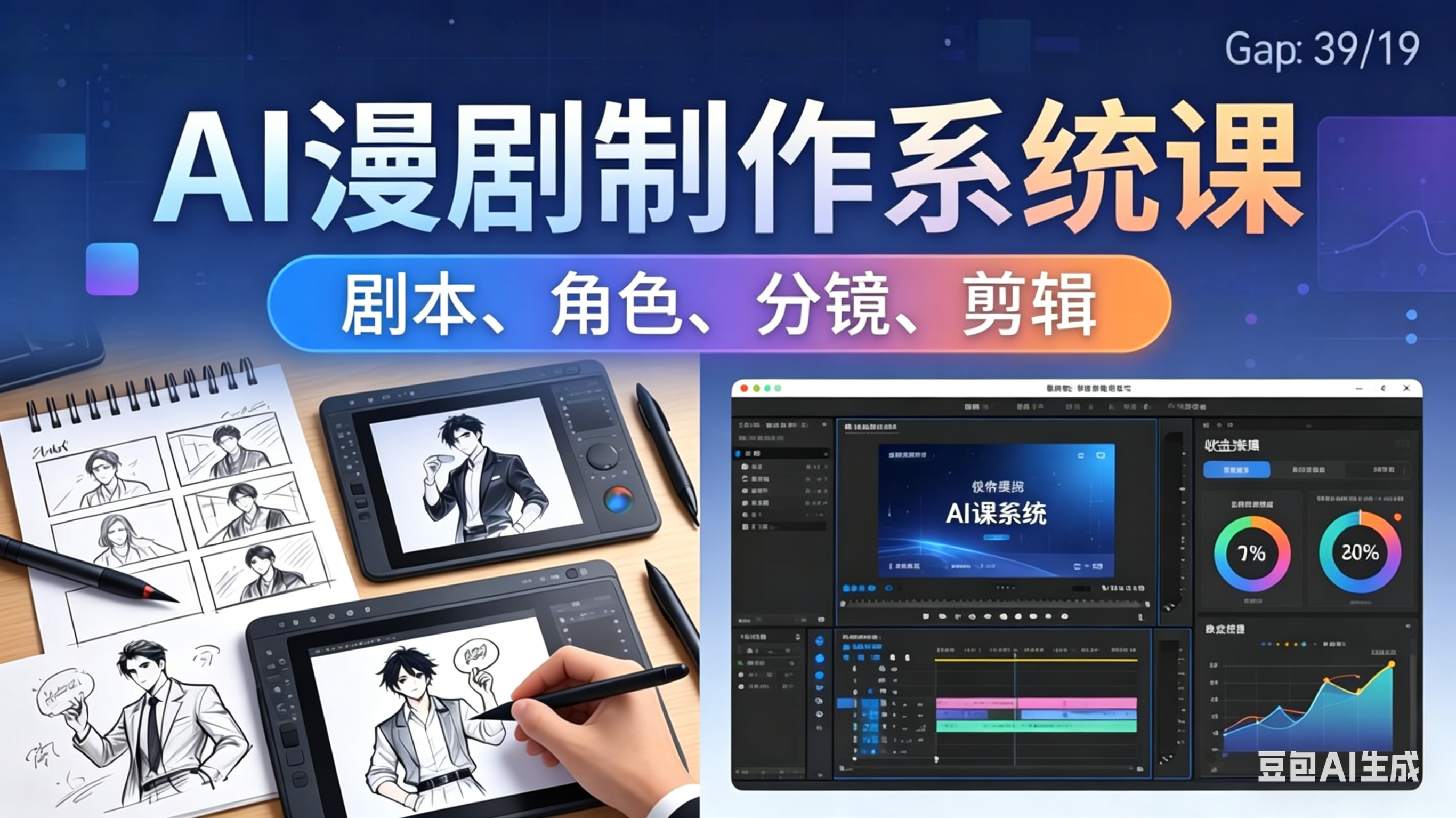 （18006期）AI漫剧制作系统课：0基础从0到1学会AI制作，掌握剧本、角色、分镜、剪辑全套技能，轻松做号变现-翌晨科技网