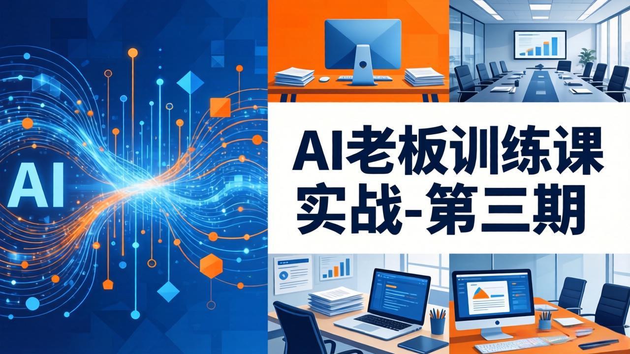 （18025期） AI老板训练课实战-第三期：AI+内容应用落地教学，从0到1打通AI变现完整路径-翌晨科技网