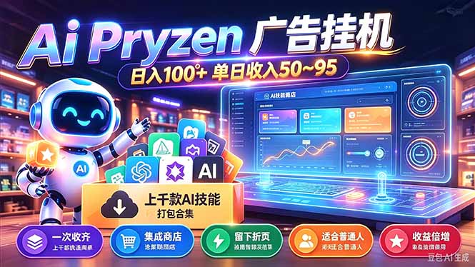（21209期）Pyrzen广告挂机， 全自动挂机风口项目， 单日50-95/天 虽然不是很暴力但是很稳-翌晨科技网