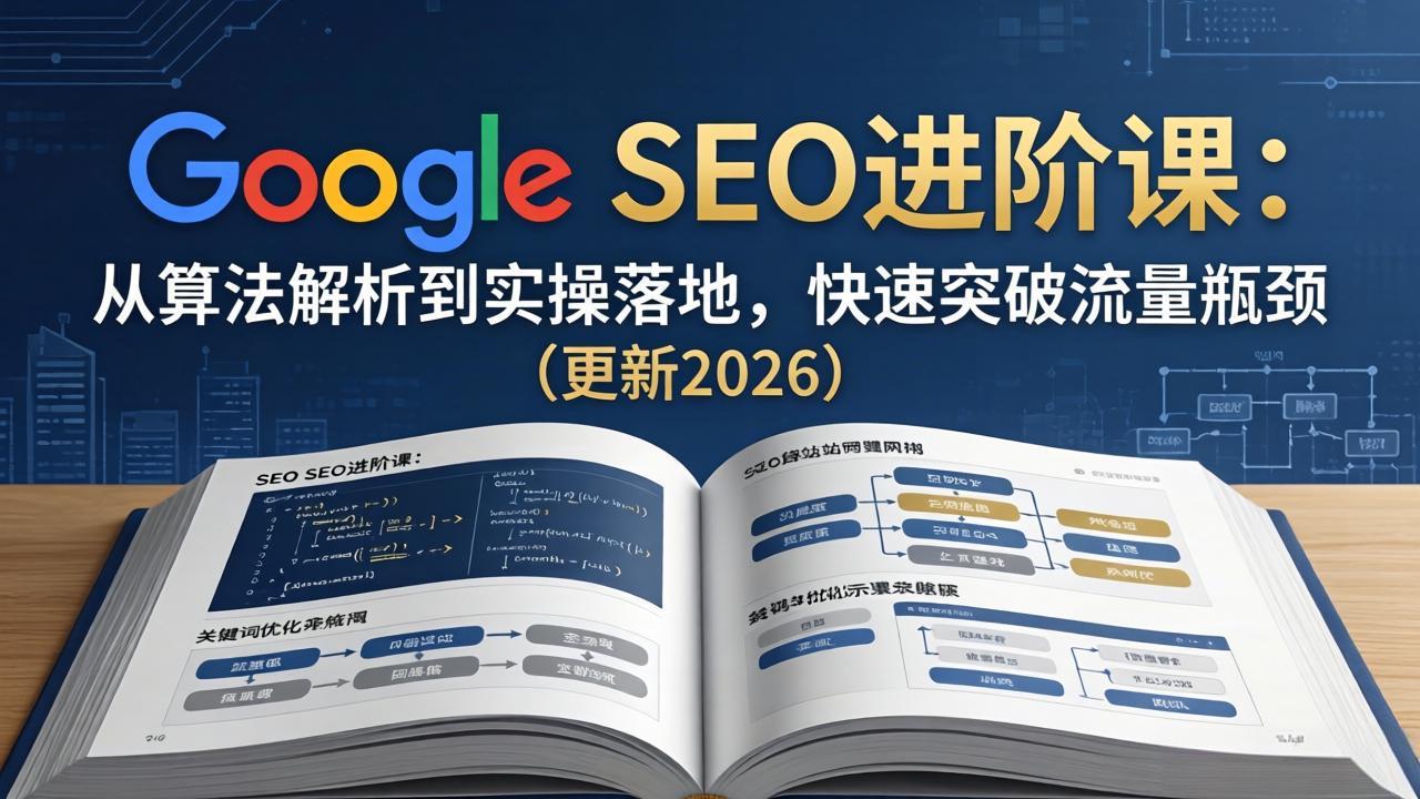 （18048期）Google SEO进阶课：从算法解析到实操落地，快速突破流量瓶颈（更新2026）-翌晨科技网