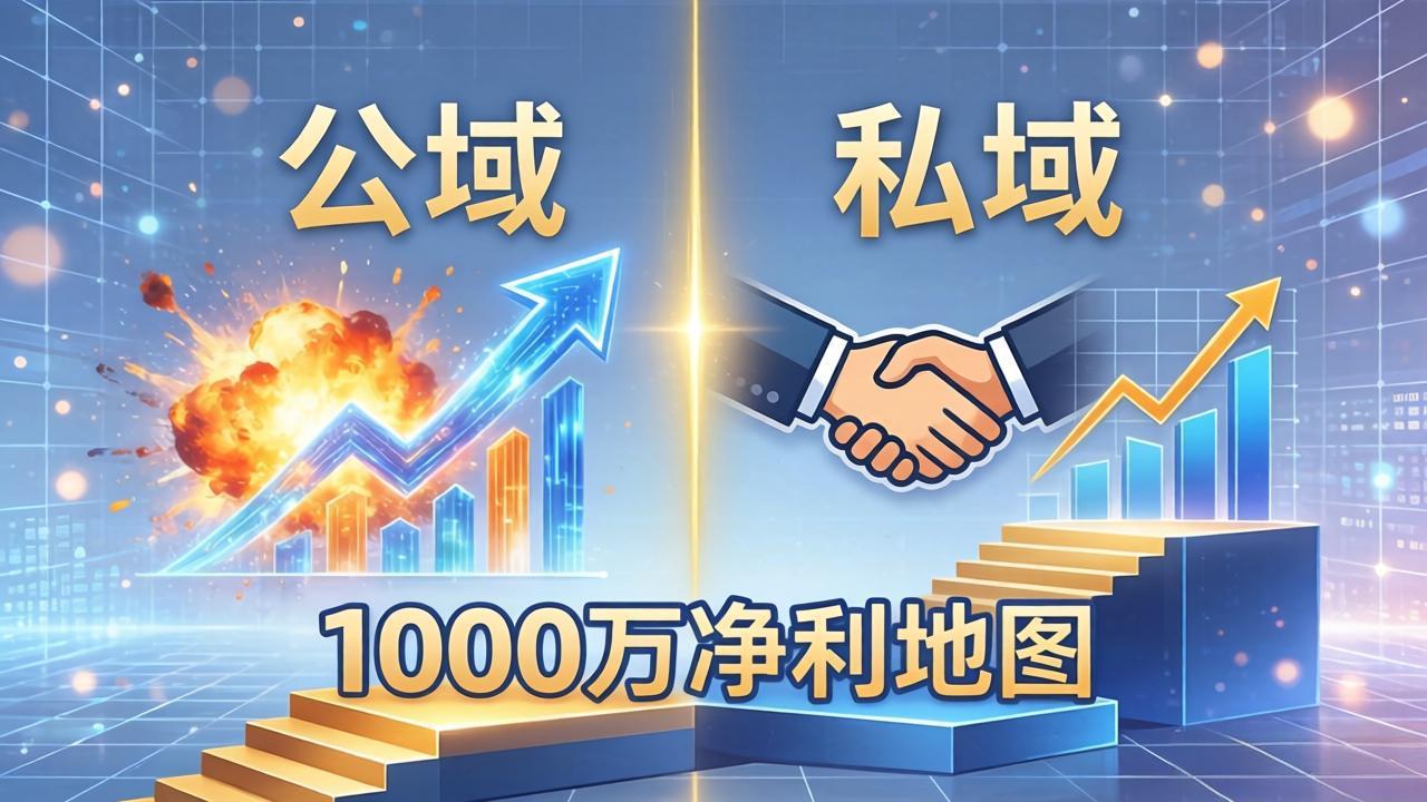 （18217期）公域玩命出爆款，私域悄悄做成交：这套AI内训课，2026给你打通1000万净利的地图-翌晨科技网