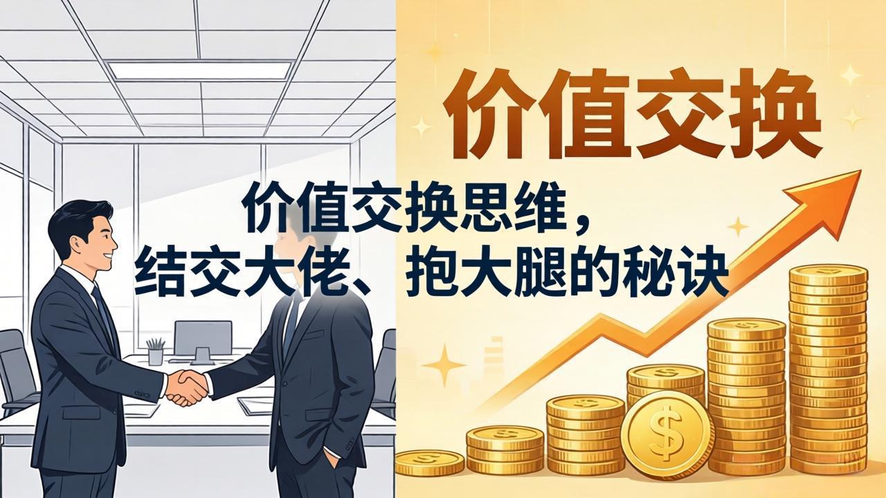 （18258期）某付费文章：价值交换思维，结交大佬、抱大腿的秘诀-翌晨科技网