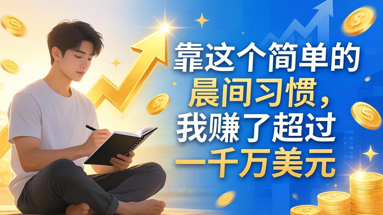 (17937期)付费文章:靠这个简单的晨间习惯,我赚了超过一千万美元-翌晨科技网