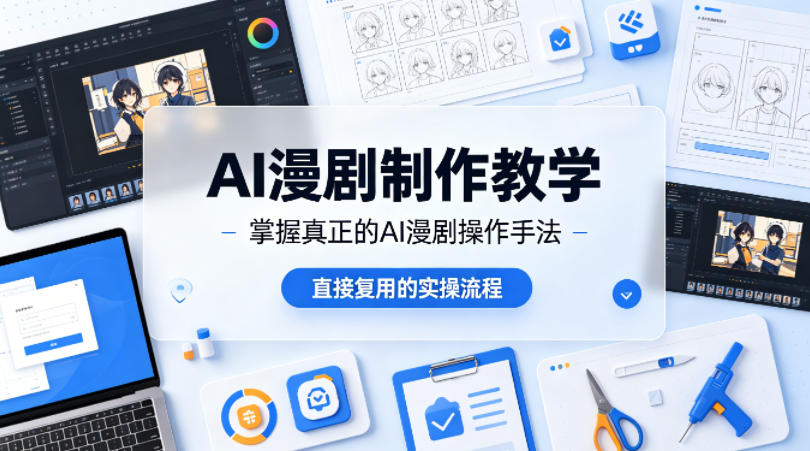AI漫剧制作教学，带你掌握真正的AI漫剧操作手法，直接复用的实操流程-翌晨科技网