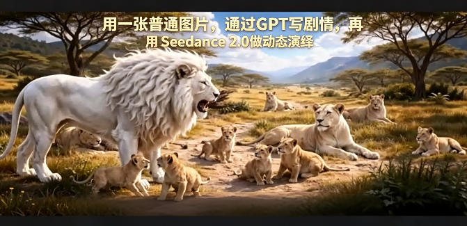 用一张普通图片，通过GPT写剧情，再用Seedance 2.0做动态演绎，居然能生成迪士尼风格搞笑动画-翌晨科技网