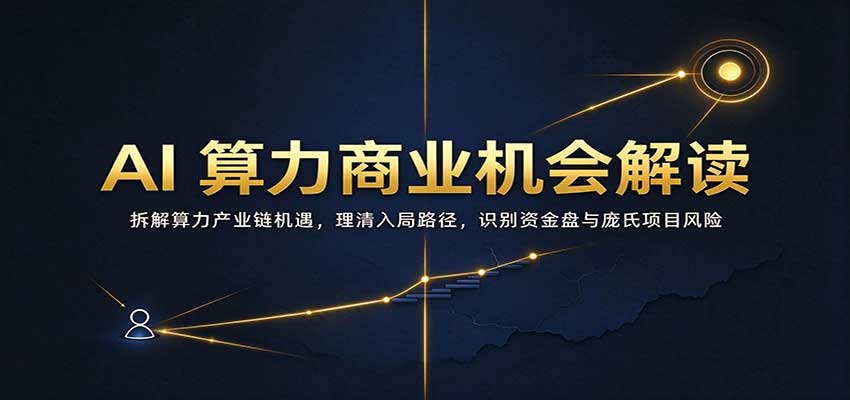AI算力商业机会解读：拆解算力产业链机遇，理清入局路径，识别资金盘与庞氏项目风险-翌晨科技网