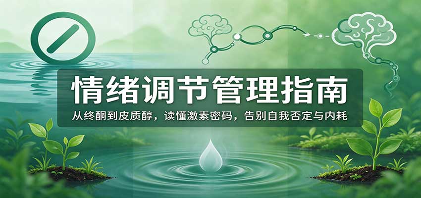 情绪调节管理指南：从睾酮到皮质醇，读懂激素密码，告别自我否定与内耗-翌晨科技网