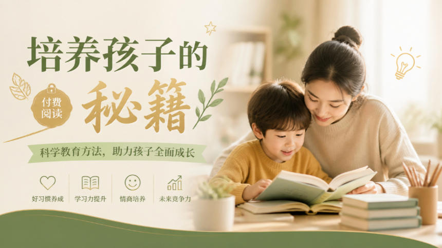 某公众号付费文章：培养孩子的秘籍-翌晨科技网
