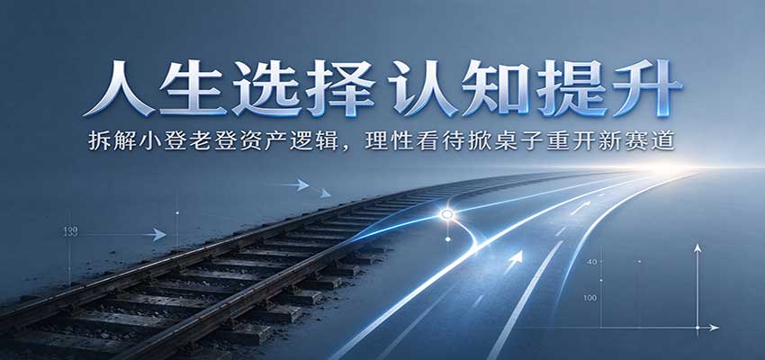 人生选择认知提升:拆解小登老登资产逻辑,理性看待掀桌子重开新赛道-翌晨科技网