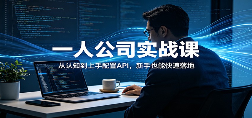 一人公司实战课：从认知到上手配置API，新手也能快速落地-翌晨科技网