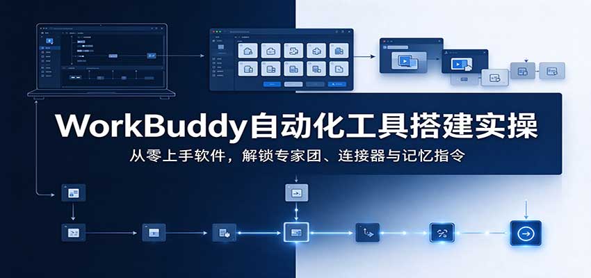 WorkBuddy自动化工具搭建实操：从零上手软件，解锁专家团、连接器与记忆指令-翌晨科技网