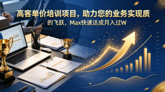 高客单价培训项目，助力您的业务实现质的飞跃，Max快速达成月入过W【原创双语字幕】-翌晨科技网