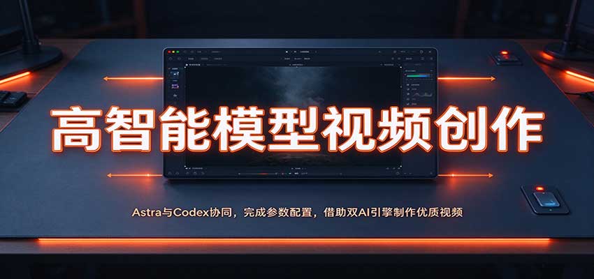高智能模型视频创作：Astra与Codex协同，完成参数配置，借助双AI引擎制作优质视频-翌晨科技网
