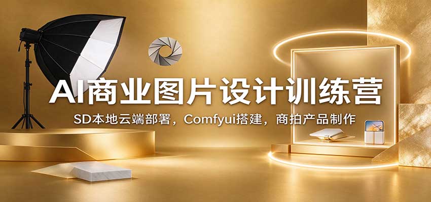 AI商业图片设计训练营：SD本地云端部署，Comfyui搭建，商拍产品制作-翌晨科技网