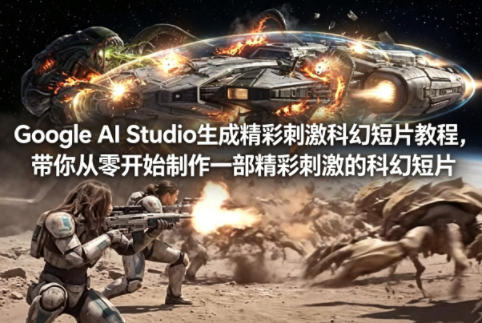 Google AI Studio生成精彩刺激科幻短片教程，带你从零开始制作一部精彩刺激的科幻短片【双语字幕】-翌晨科技网