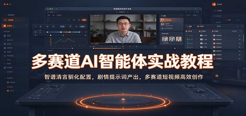 多赛道AI智能体实战教程：智谱清言驯化配置，剧情提示词产出，多赛道短视频高效创作-翌晨科技网