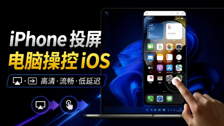 iPhone投屏到Windows电脑，还支持操控IOS系统，多台设备能同时上屏，有点意思iPhoneMirror-翌晨科技网
