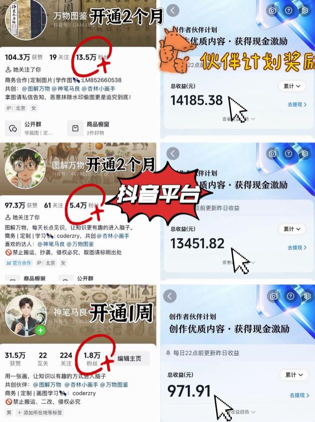 图片[2]-抖音17W粉丝博主亲授AI作图实战教学，0基础轻松学，可入创作者伙伴计划，接单收徒双增收-翌晨科技网