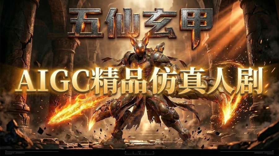 AIGC精品仿真人短剧教学，以五仙玄甲风为例展示保姆级实操教学-翌晨科技网
