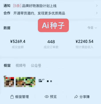 图片[2]-视频号AI种子带货，0粉0保证金就可做，人人能做，实操日入1k+-翌晨科技网
