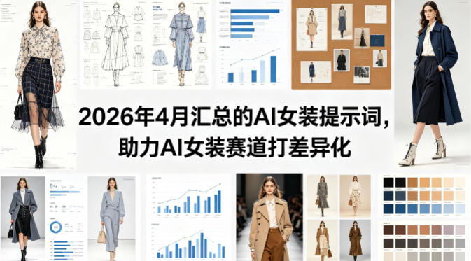 2026年4月汇总的AI女装提示词，助力AI女装赛道打差异化-翌晨科技网